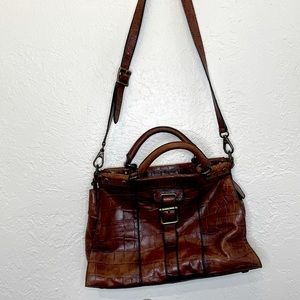 Fossil Over-the-Shoulder Attaché Work Bag Purse